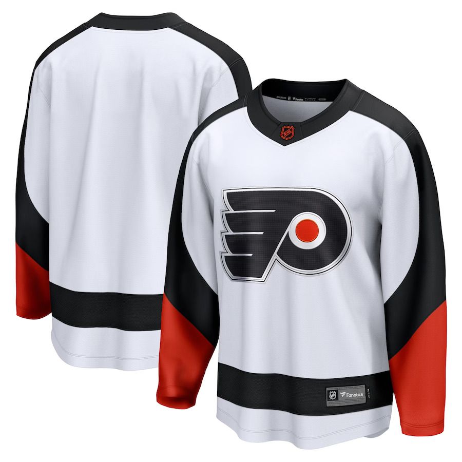 Men Philadelphia Flyers Fanatics Branded White Special Edition Breakaway Blank NHL Jersey